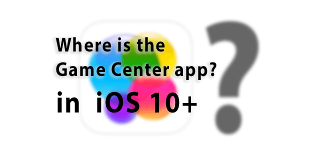 Where is Game Center app? It's all about Messages and iCloud