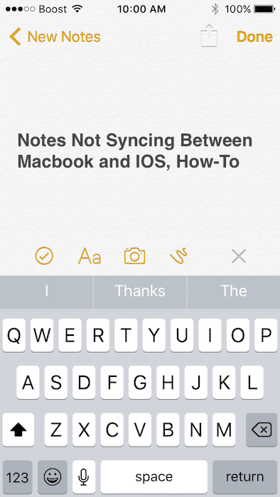 Notes Not Syncing With Macbook And Ios 10 How To Appletoolbox