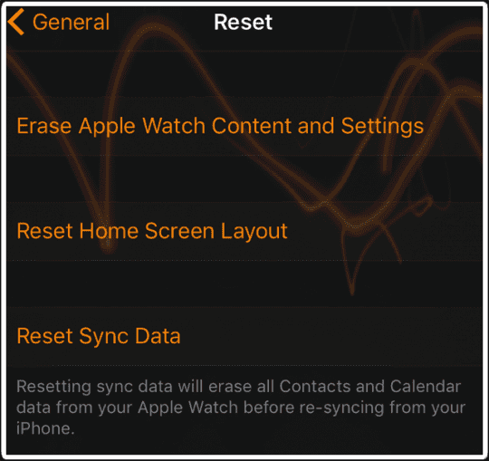 watch data not syncing with iphone