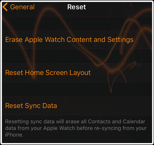 Apple watch not hot sale syncing contacts