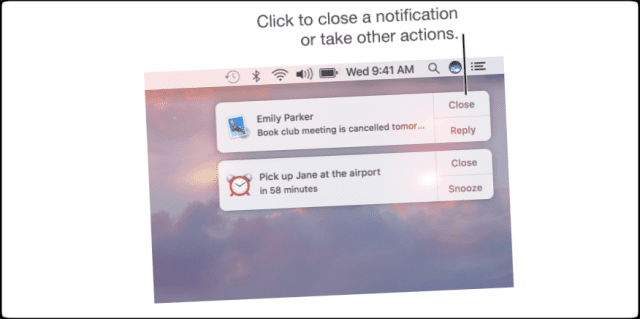 shortcut turn off notifications on mac