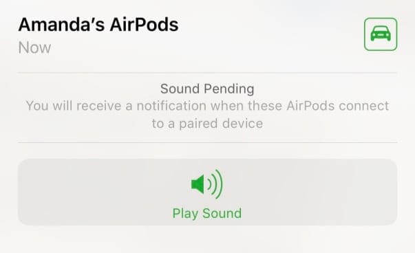 trouver le son de mon iPhone AirPod en attente