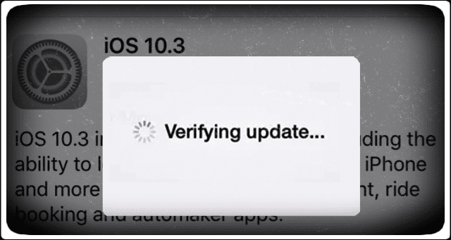  many users are in the process of updating their iPhones and iPads Error Occurred Installing iOS 10.3, How-To Fix