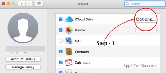 stop icloud sync windows 10