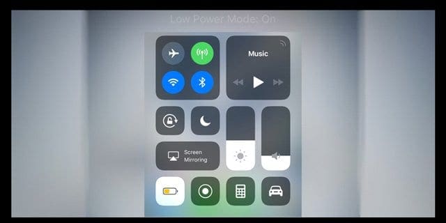There is a Control Center for iPhones that is helpful
