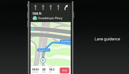 Как использовать новые карты Apple Maps в iOS 11