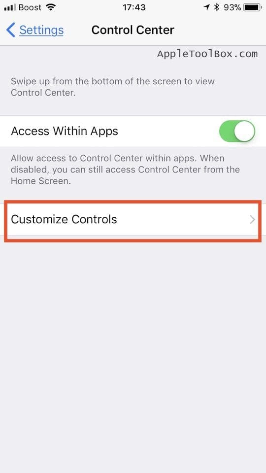Control Center items not working in iOS 11, How-To Fix