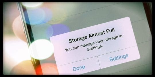 Taking a Photo but iPhone Says Storage is Full (even when it's not)