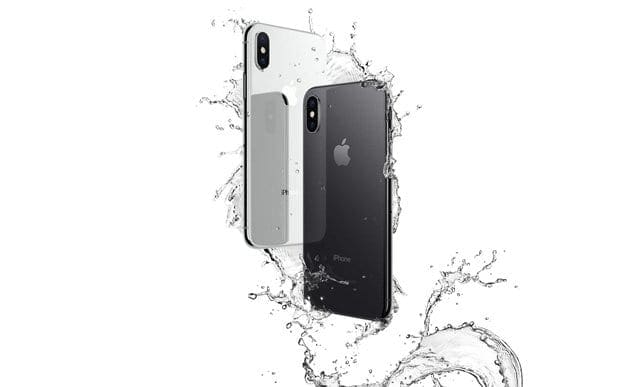 water splashing around iPhone