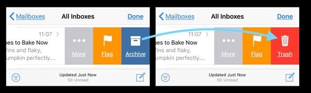 Swipe to Delete Mail Not Working on iPhone or iPad?