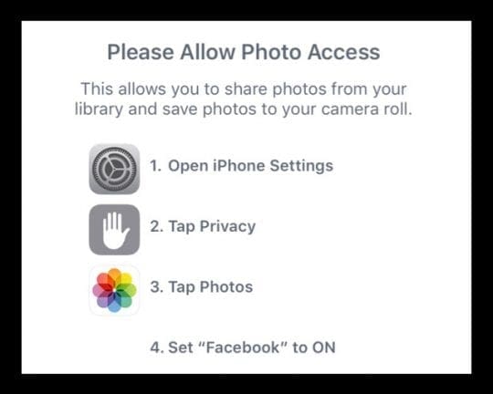 iPhone Not Saving Facebook Photos in iOS 11? How-To Fix