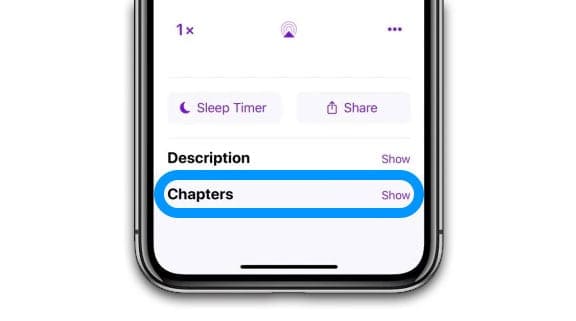 Apple podcasts app chapters