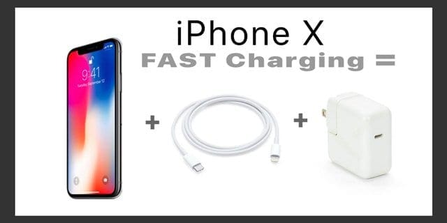 iPhone X Fast Charging Package