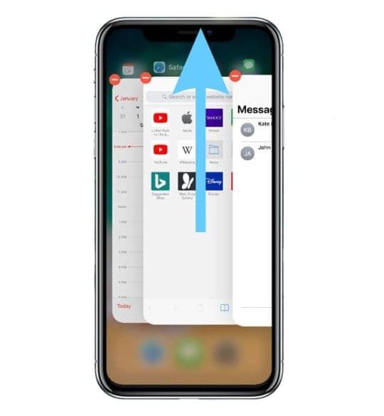 iphone 11 clear open apps