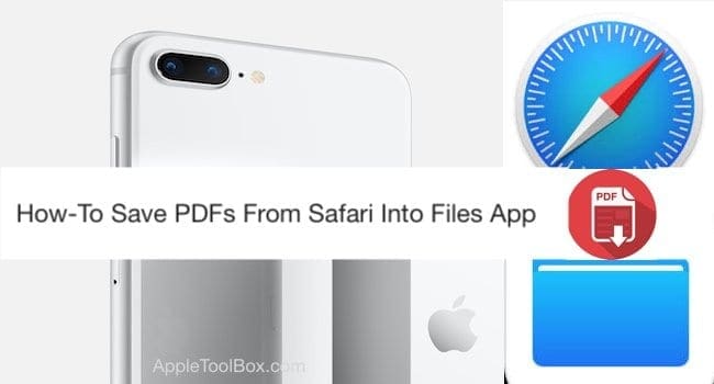 save pdf file from safari