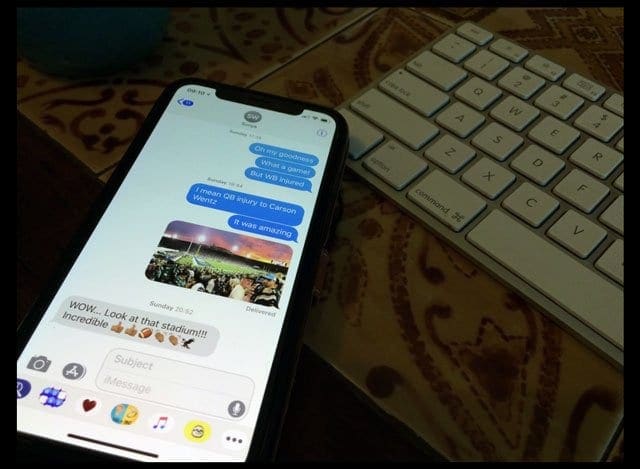 apple text message forwarding