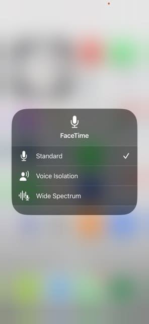 Choose Voice Isolation on your iPhone