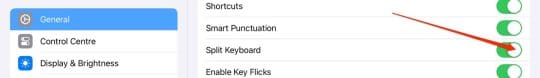 How to Fix an iPad Keyboard That's Split in Half or Two - AppleToolBox