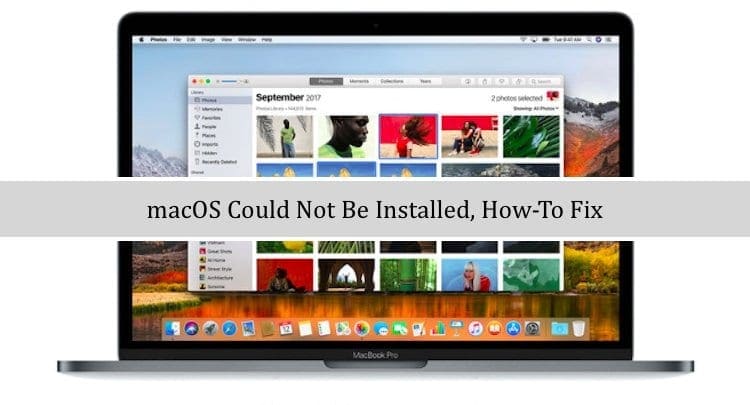 mac os 10.14 install problems