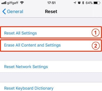 Reset Your iPhone Software