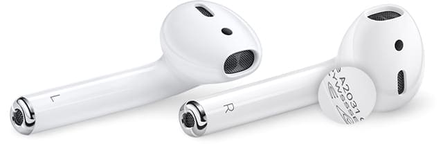 серийный номер на самой AirPods для AirPods 2