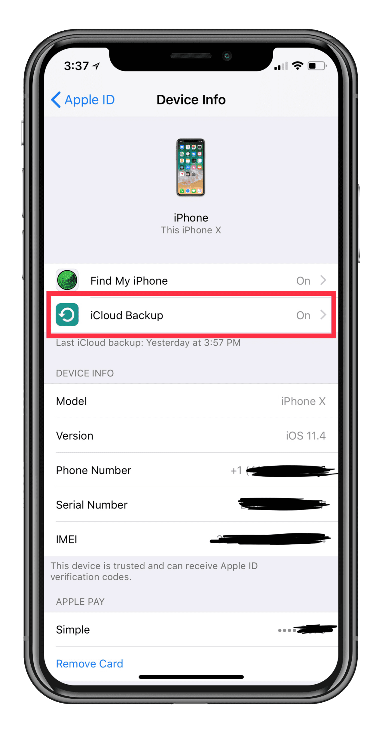 how to backup iphone to icloud on wifi ios 11