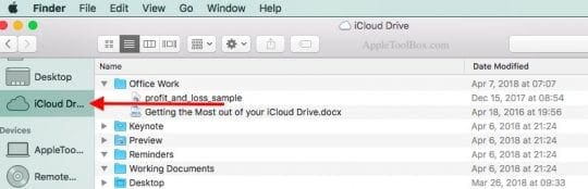 iCloud Storage backup