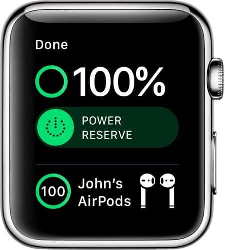 Apple Watch AirPods battery life