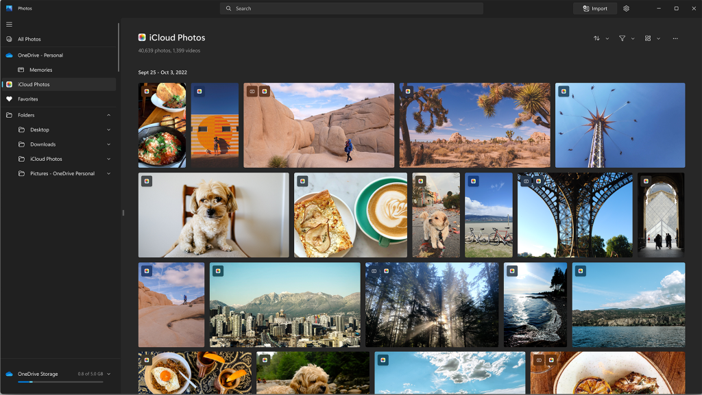 iCloud Photos on Windows