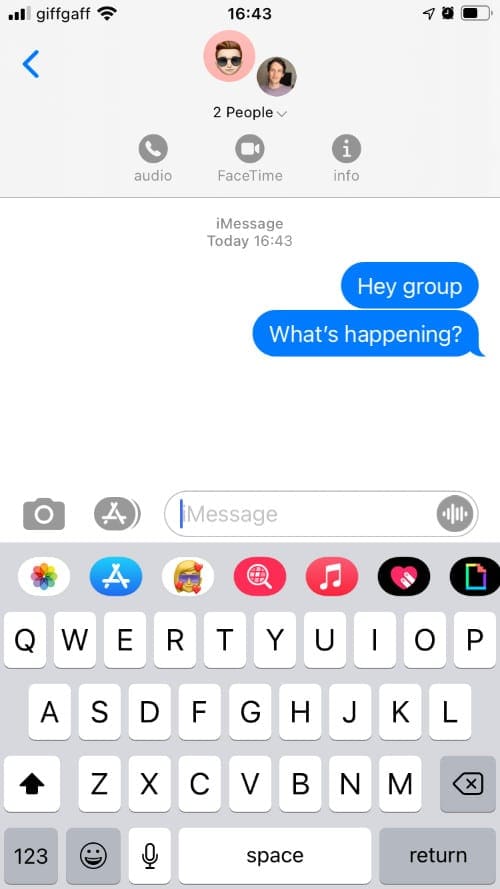 Chat photo groups