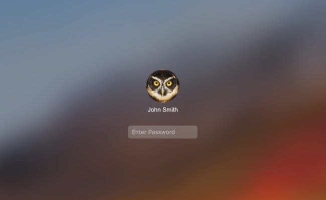 cannot change mac password after upgrade