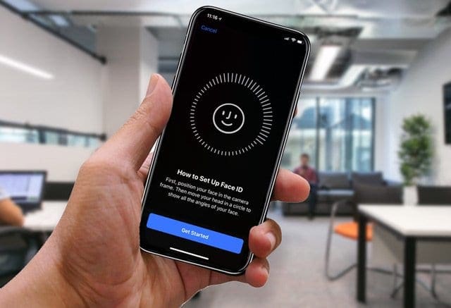 set up Face ID in Office