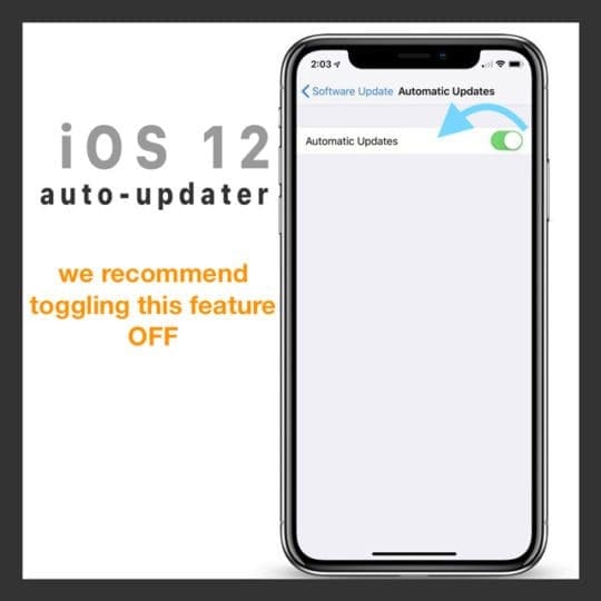 How To Disable Automatic Updates on iPhone for iOS 12