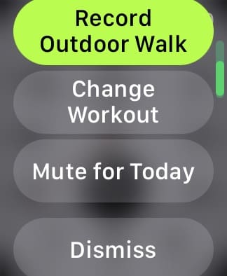 Record Workout on Apple Watch