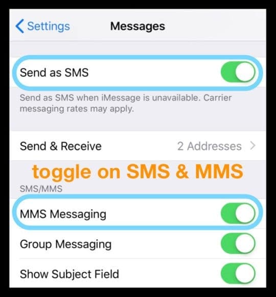 Fix iOS 12 iMessage and Message App Problems