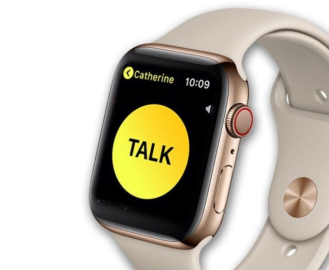apple watch walkie talkie compatibility