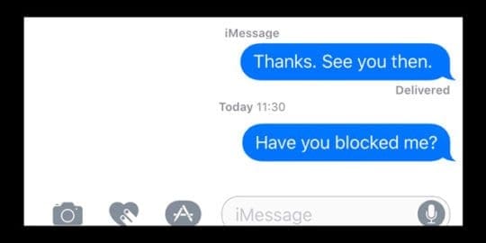 What happens when you block someone on iphone