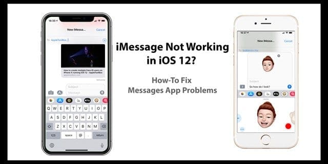 iMessage Not Working iOS 12? Fix Message App Problems - AppleToolBox