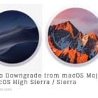 How To Downgrade From macOS Mojave to macOS High Sierra