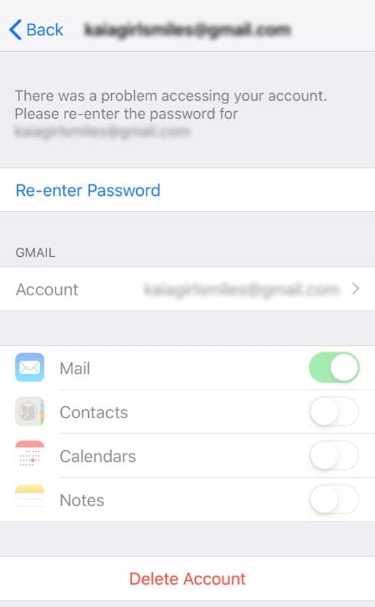 Can T Update Or Change Email Password On Iphone Or Ipad Appletoolbox