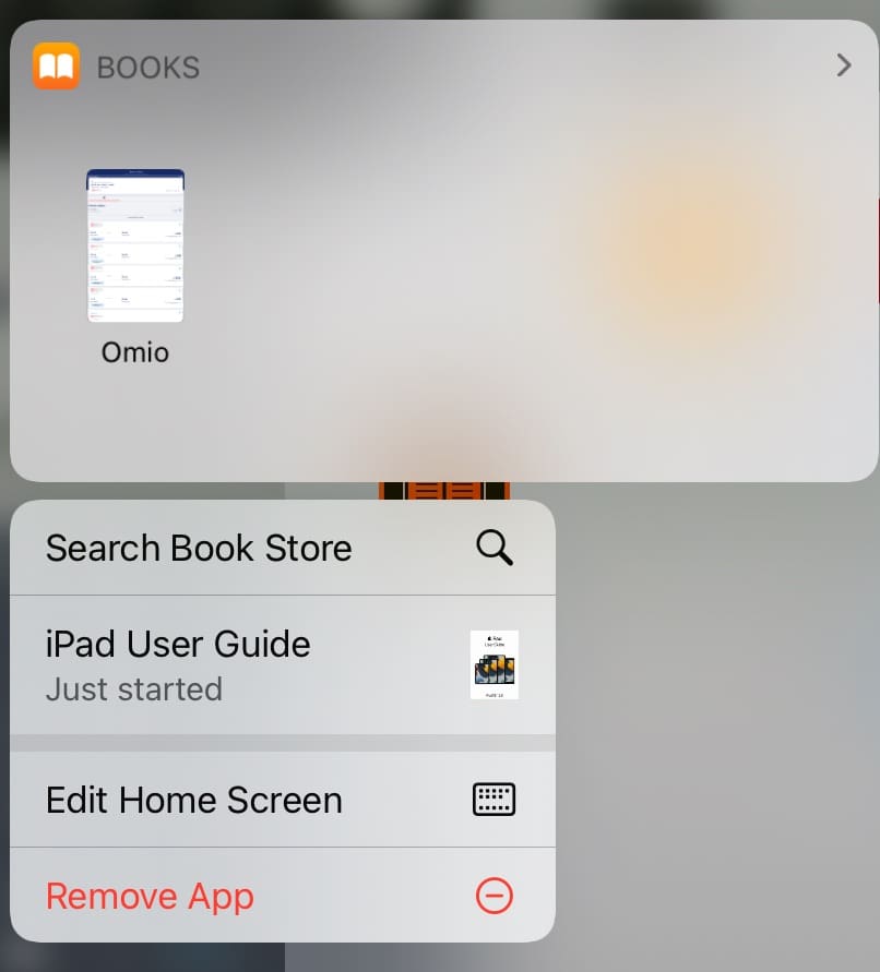 Remove the Apple Books app from your iPad