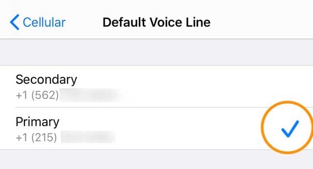 default voice line for iOS 13