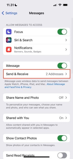 Send and Receive Messages on iOS