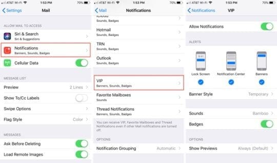 How to Create Custom Notifications for VIPs in the Mail App - AppleToolBox