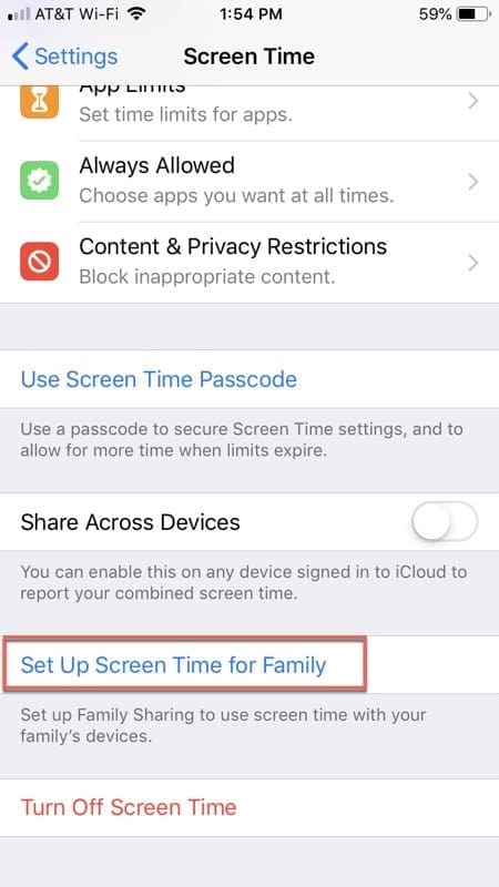 How To Use Screen Time With Your Family Sharing Account Appletoolbox - roblox not blocked by screen time