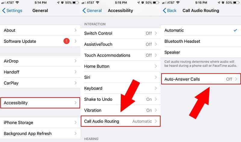 autoanswer call length iphone