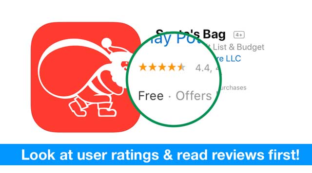read app reviews and ratings before installing