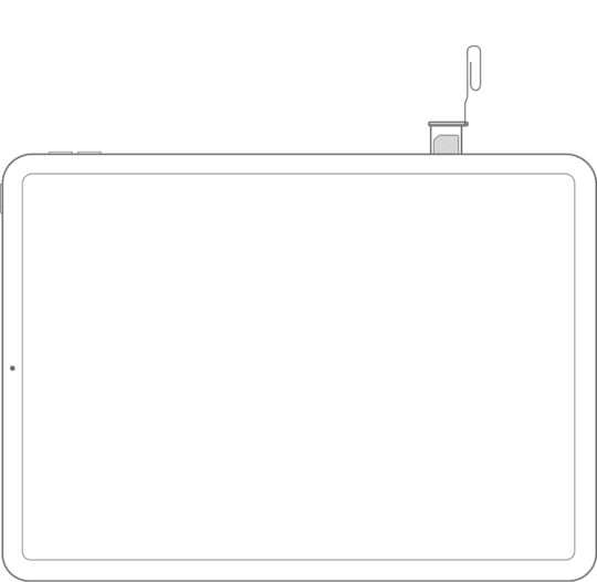 iPad SIM Card Tray