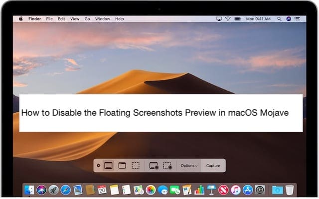 screenshot in mac os mojave