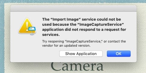 Continuity imageCapture Service Fail on macOS